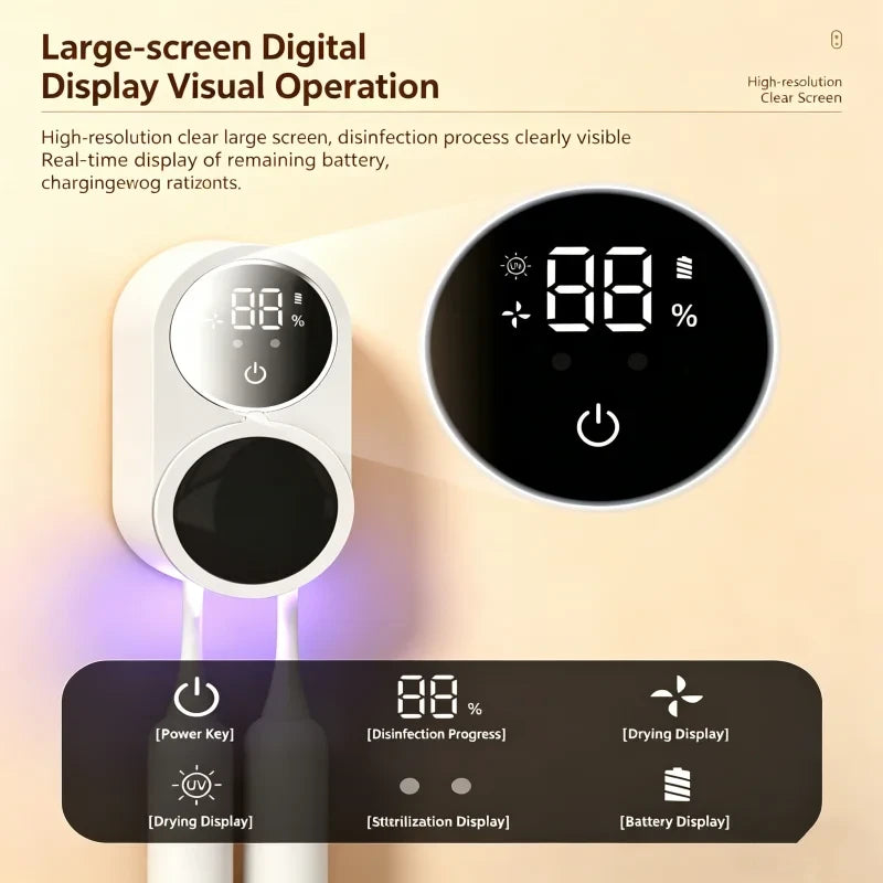 Mini UV Toothbrush Sterilizer Case
