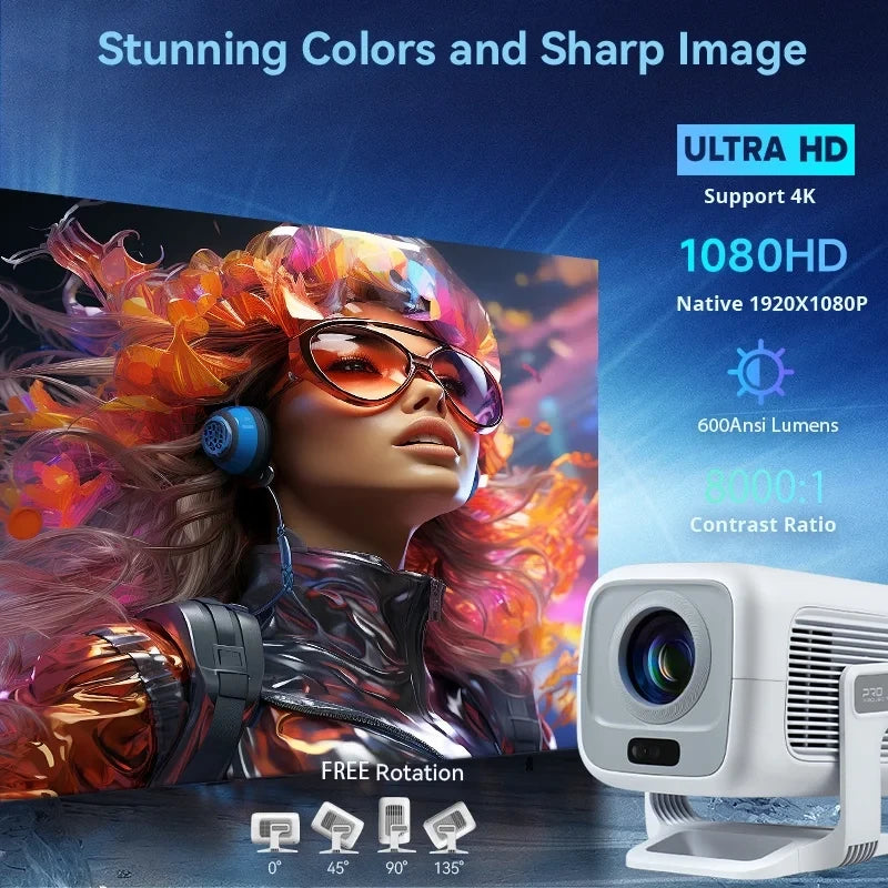 Mini Portable HD Home Theater Projector
