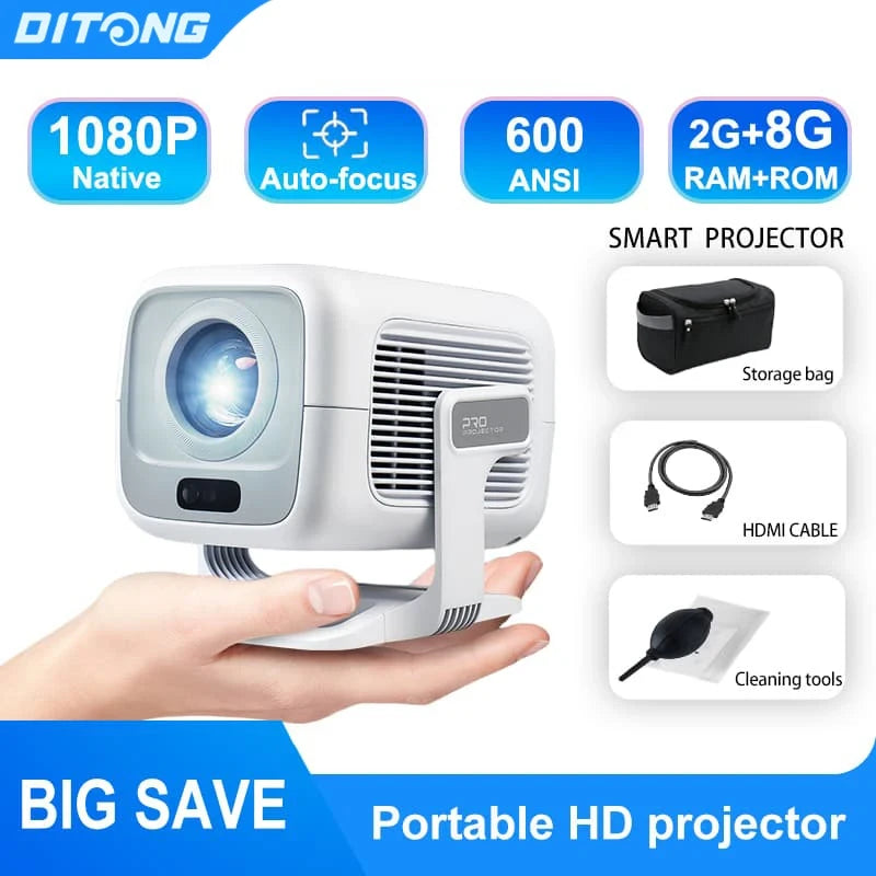 Mini Portable HD Home Theater Projector