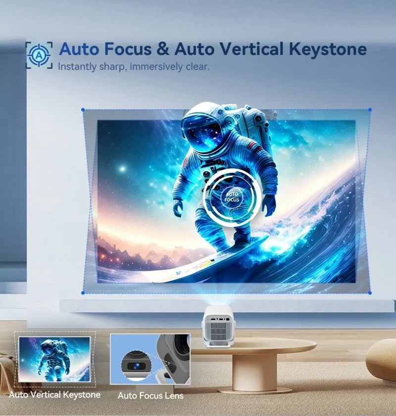 Mini Portable HD Home Theater Projector
